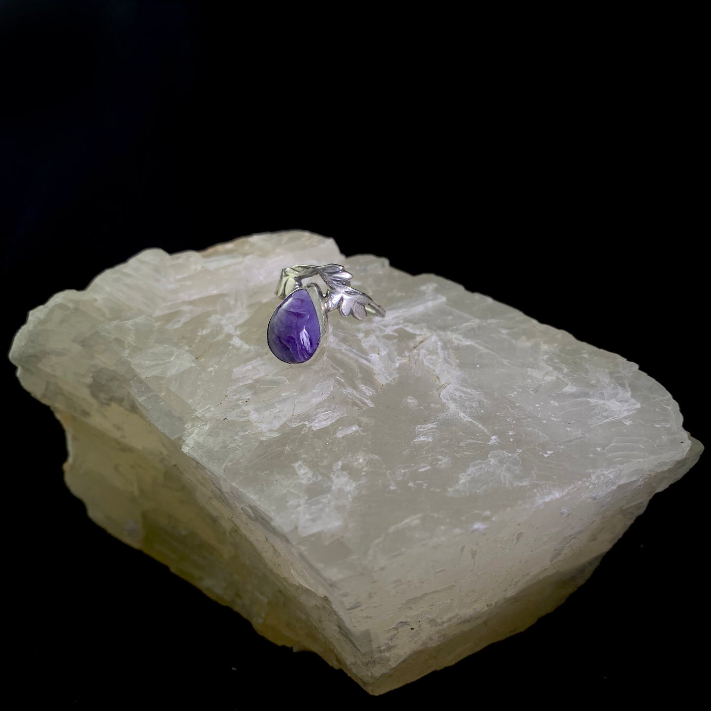 Twilight Forest Charoite Ring