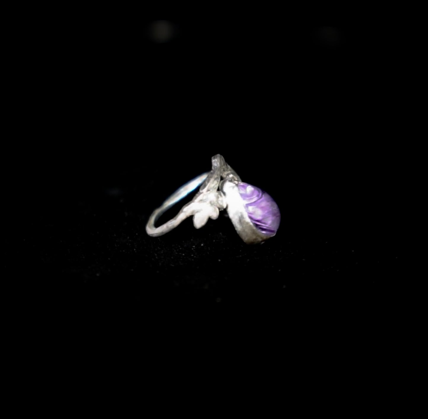 Twilight Forest Charoite Ring