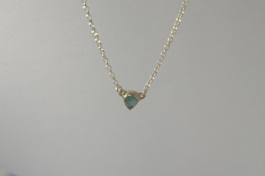 Blue Tourmaline Water Necklace