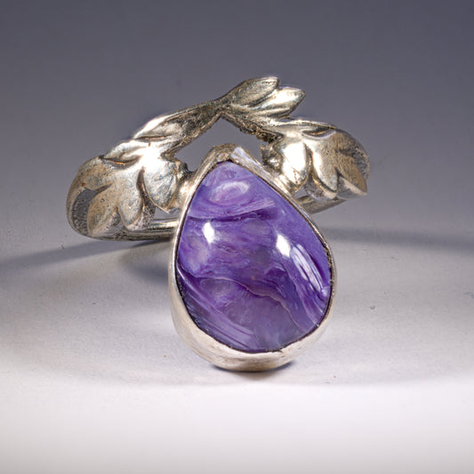 Twilight Forest Charoite Ring