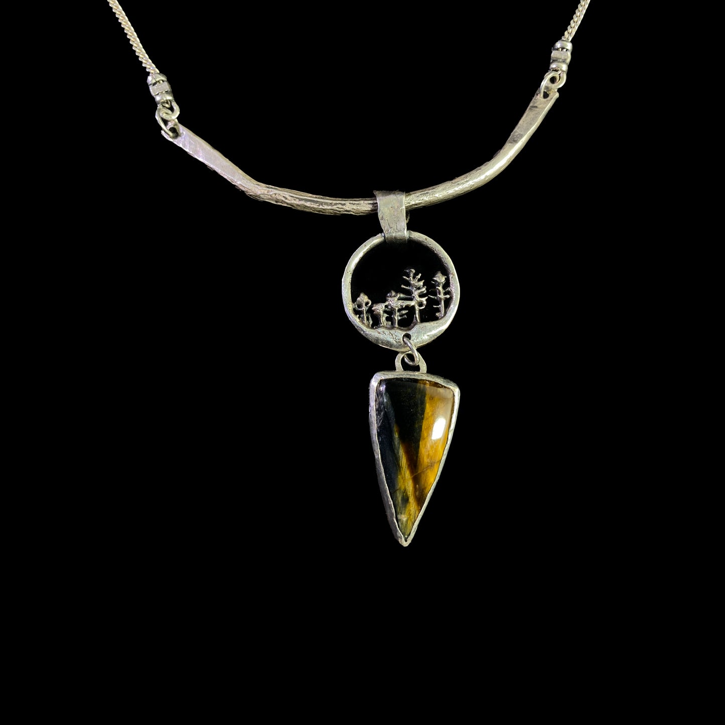 Golden Gaze Tiger Eye Necklace